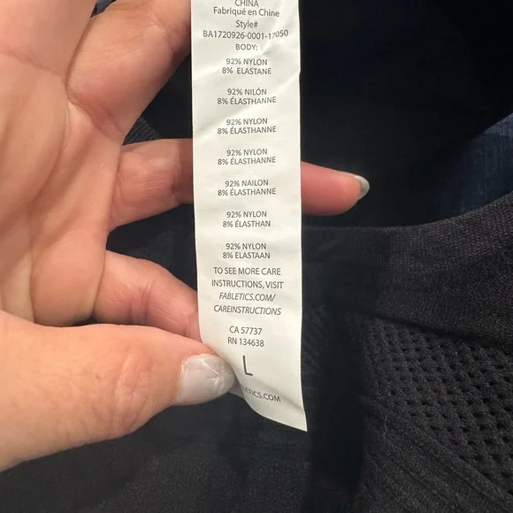 Black Sleeveless Mesh Top - Picture 5 of 5